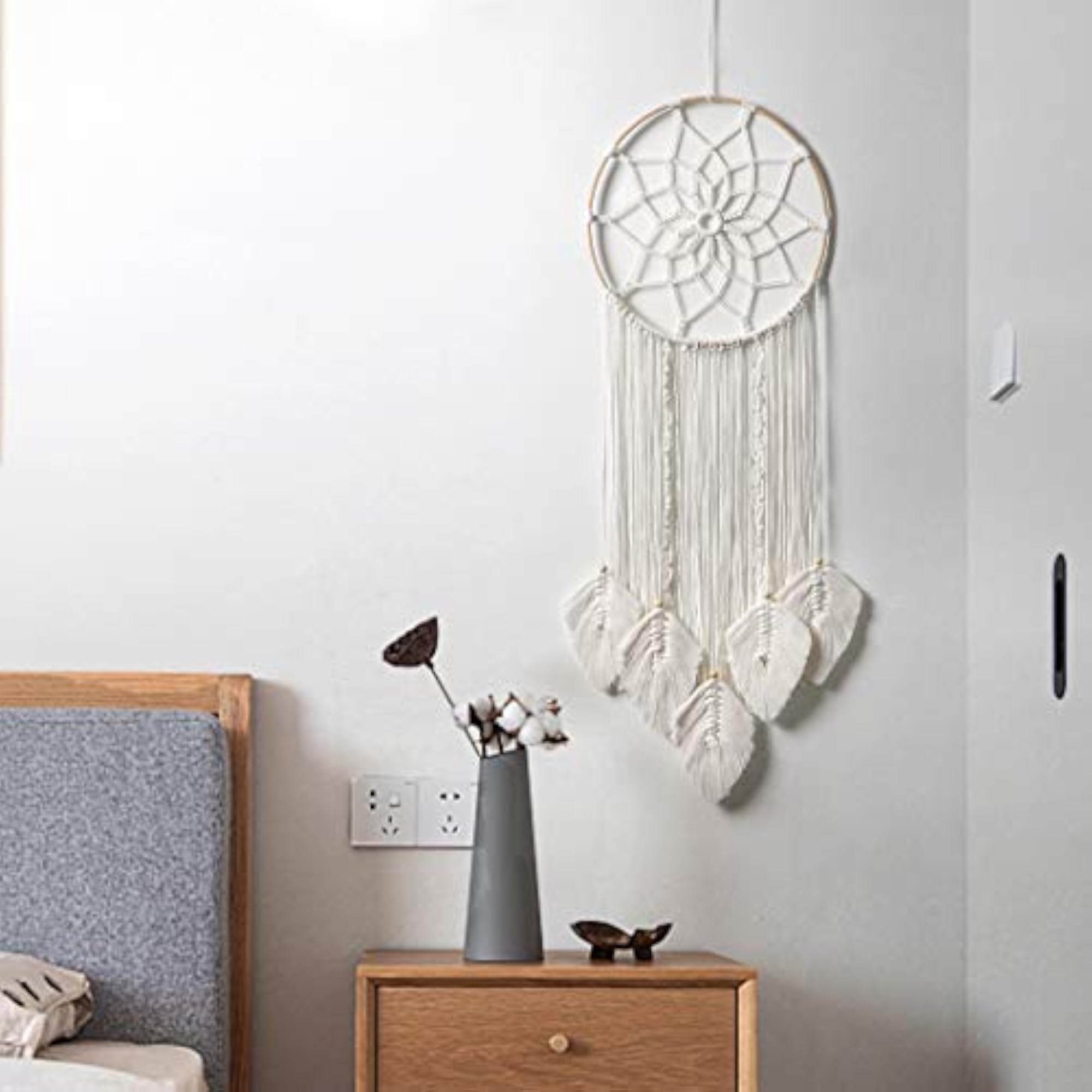 Macrame Wall Hanging Woven Decor Art, Boho Chic